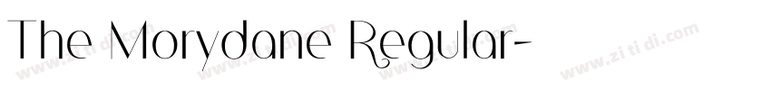 The Morydane Regular字体转换 The Morydane Regular字体转换